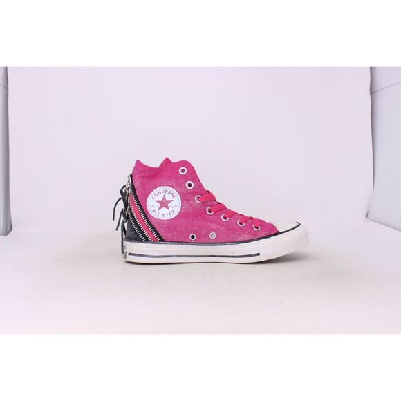 Converse Chuck Taylor Tri Zip Hi Cosmo Pink 545020C Women's - Picture 2 of 8